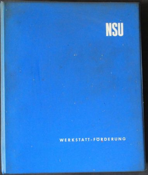 NSU Motorenwerke "Werkstatt-Foerderung" 1964 Advertising-File Factorydesign (6297)